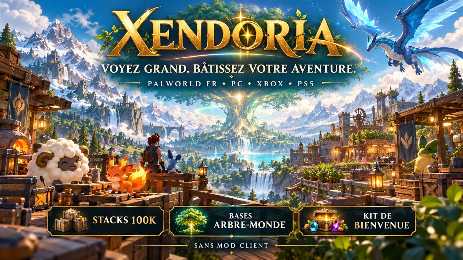 Xendoria — Palworld FR | PC • Xbox • PS5 - Serveur Palworld