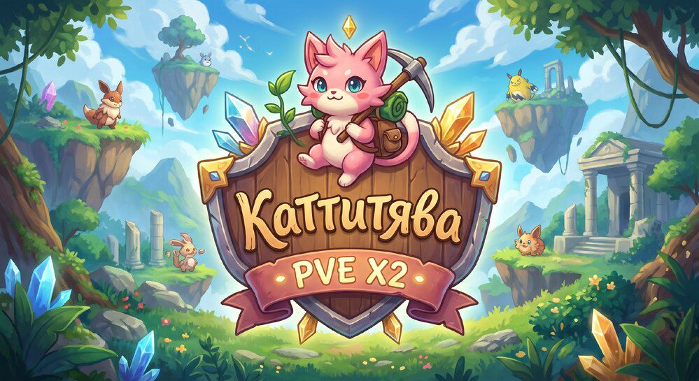 [RU]Каттитява - PVE X2 | FRESH WIPE - сервер Palworld