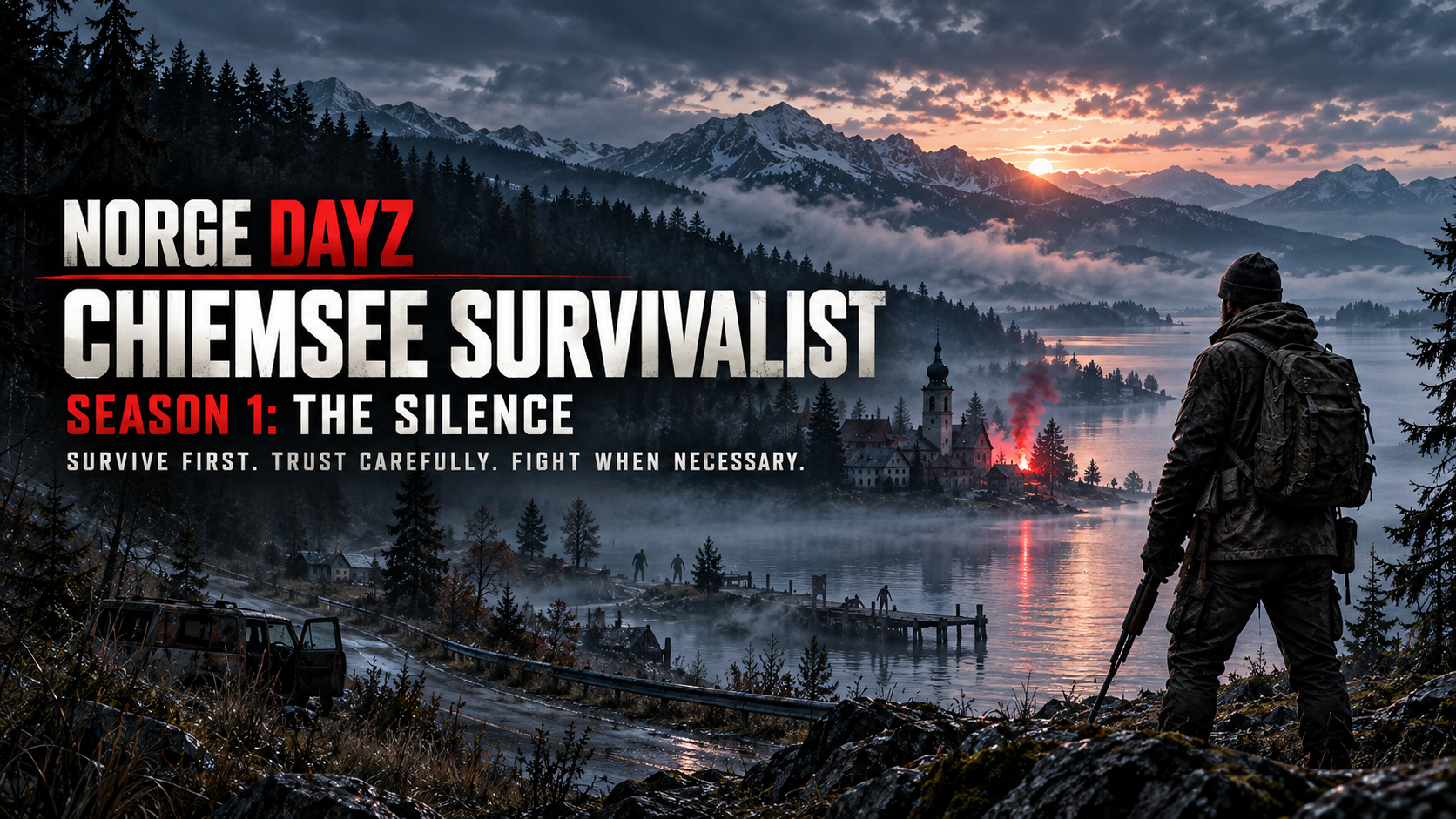 Norge DayZ | Chiemsee Survivalist | S1: The Silence | 1PP PvP - Dayz Server