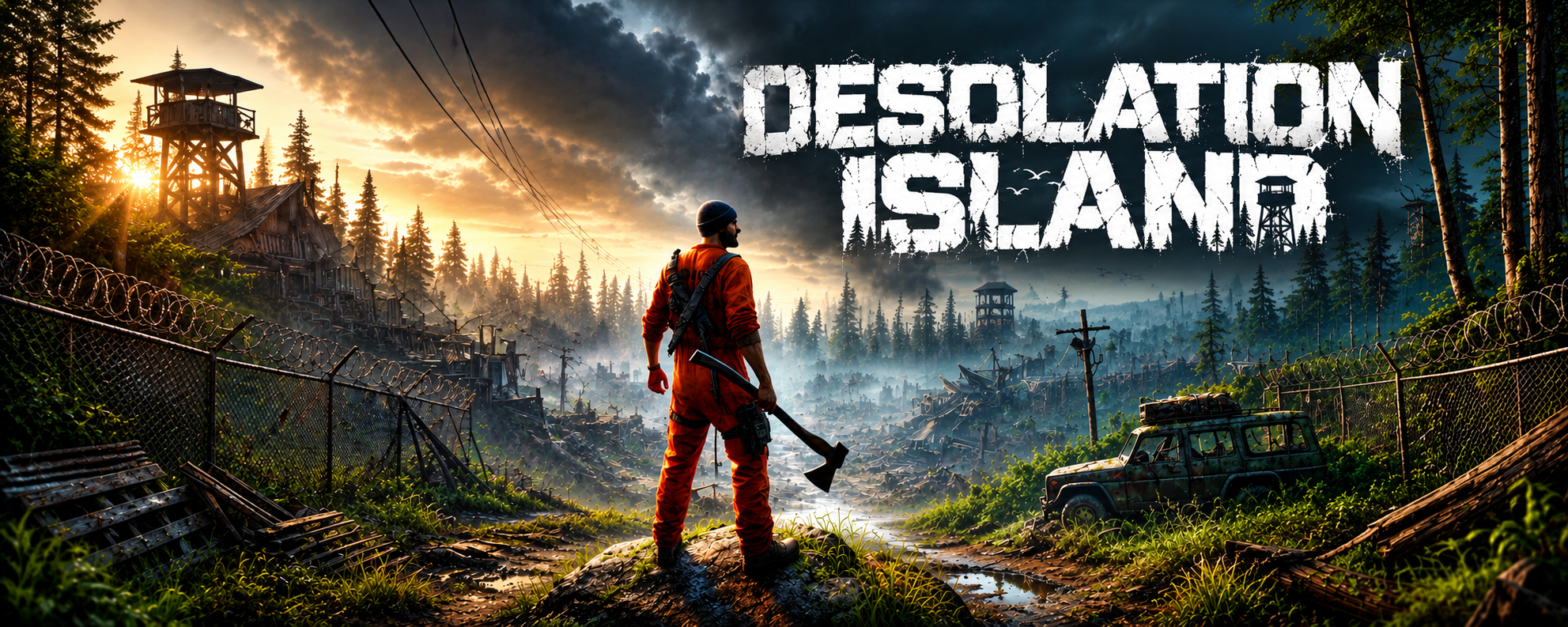 Desolation Island / PVP / SOLO / X2 Loot-XP / RaidProtect - Serveur Scum