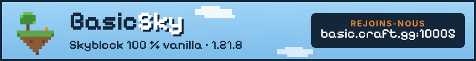 BasicSky - Serveur Minecraft
