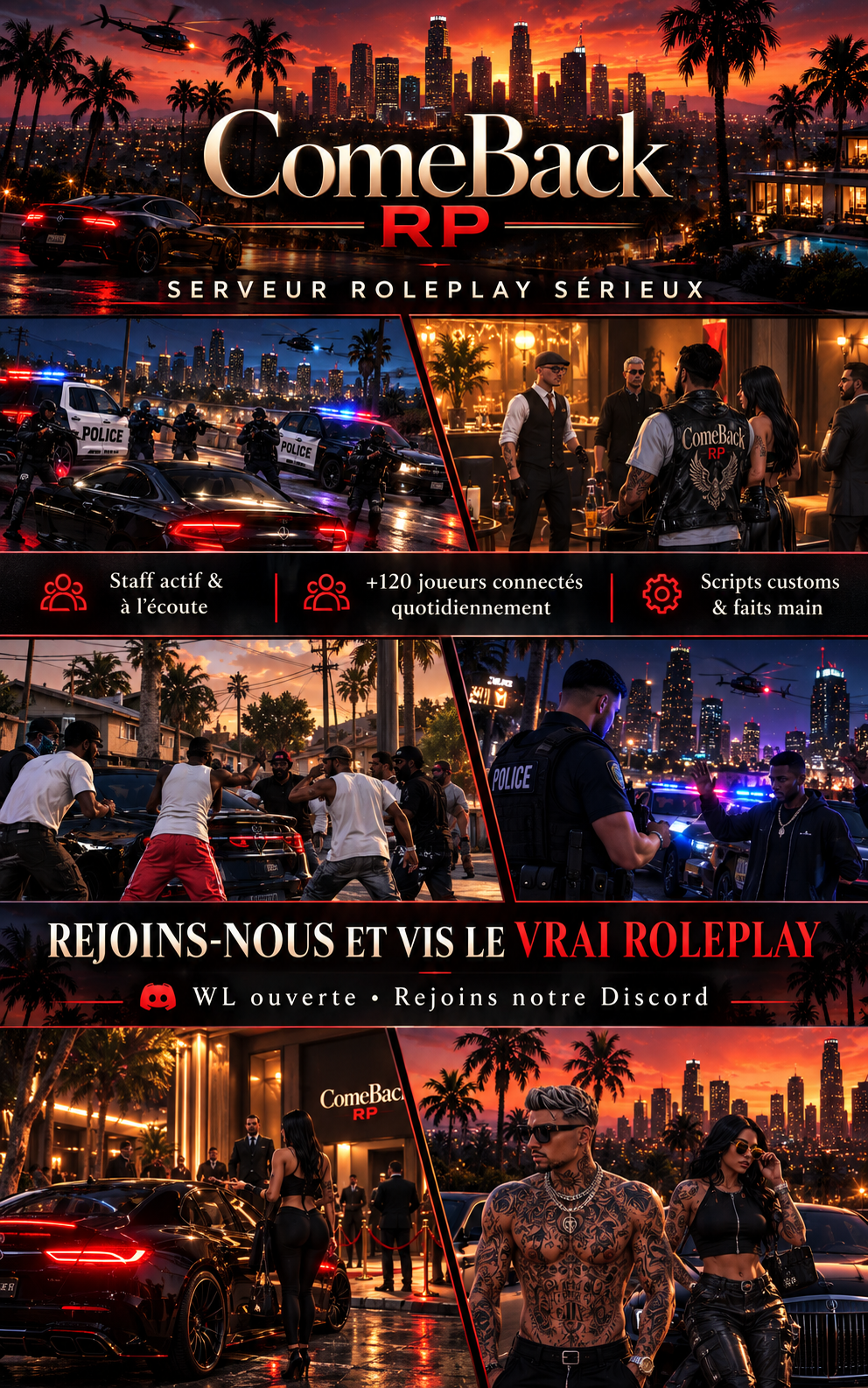 ComeBack RP - Serveur GTA