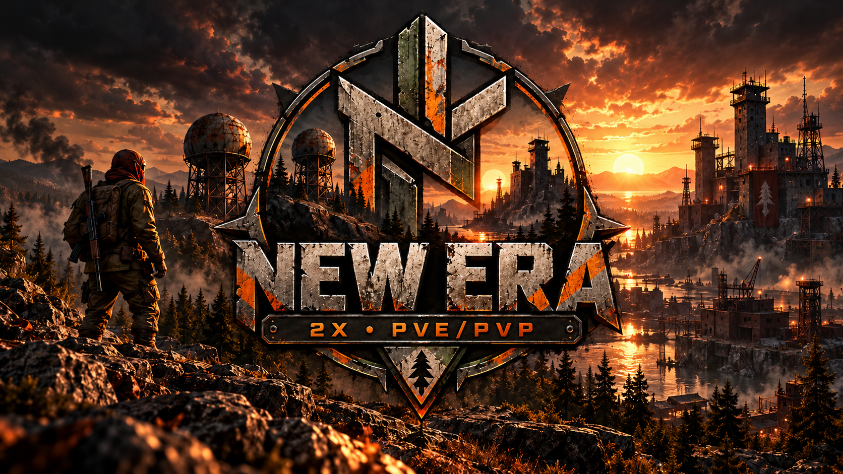 New Era 2X | EU/HU | Solo/Duo/Trio/Quad|2X JUST WIPE - Rust Server