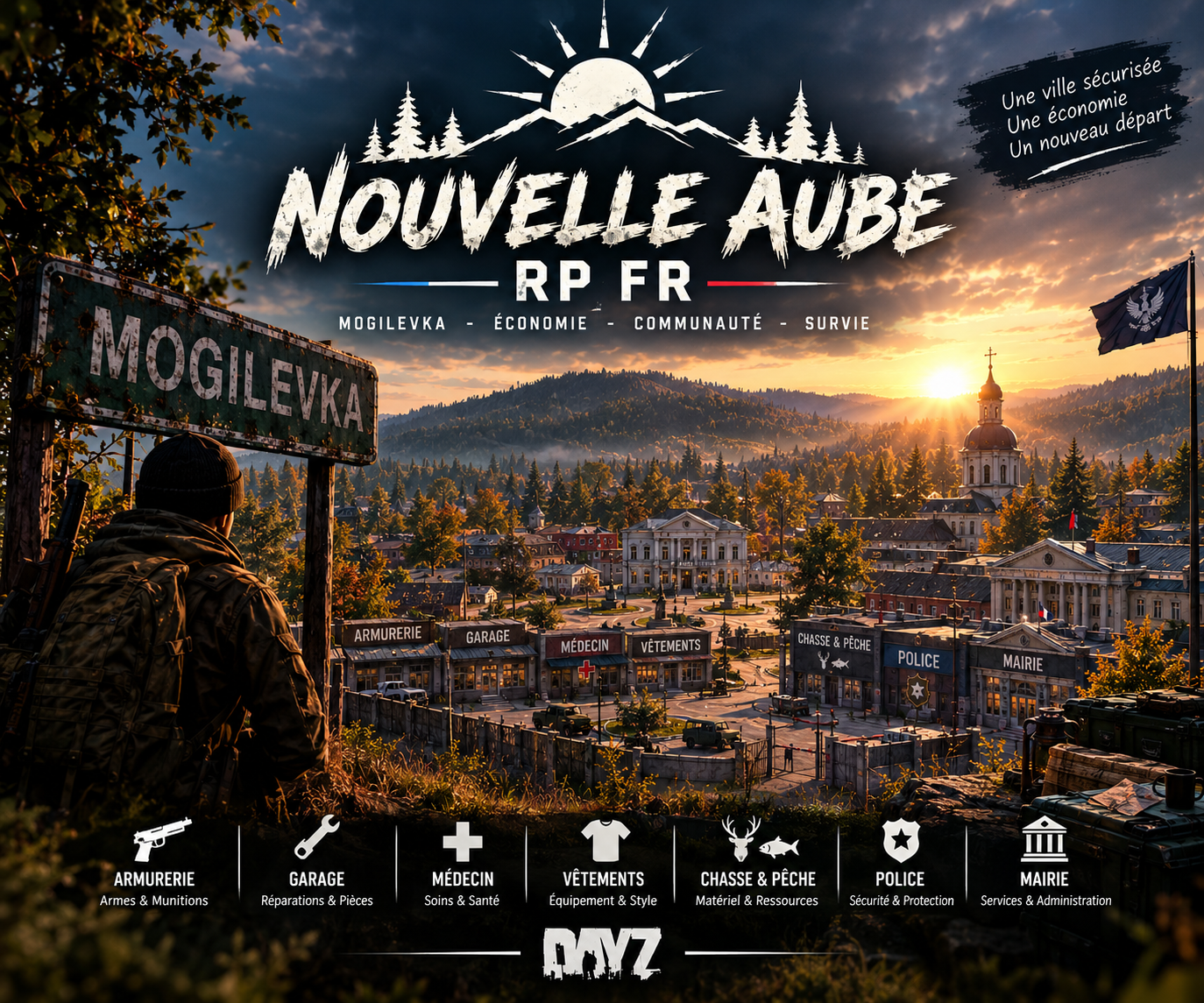 Nouvelle aube - Serveur Dayz