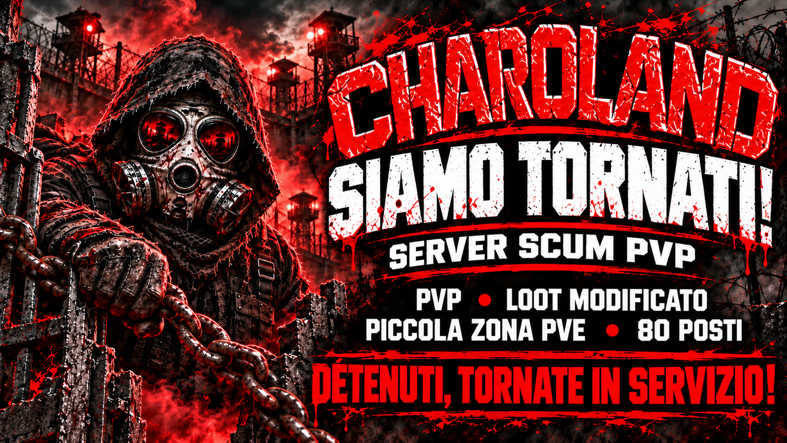 CHAROLAND SCUM PvP • Zone PvE • Loot moddé - Server Scum