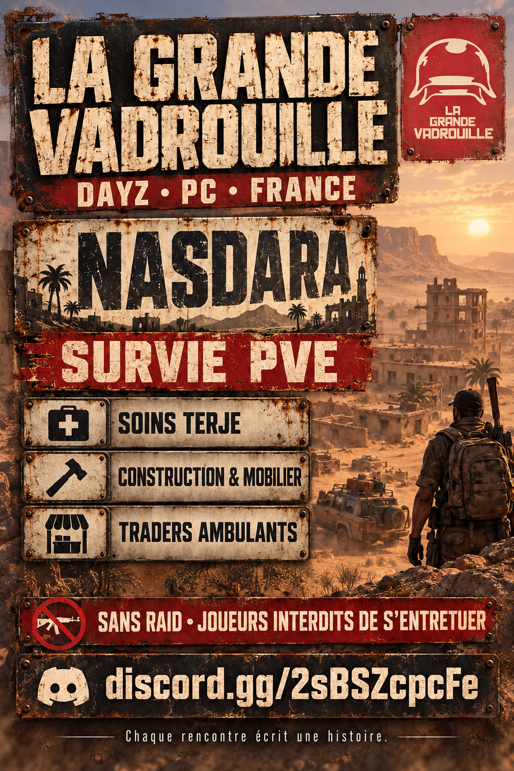 La Grande Vadrouille | Nasdara PVE - Serveur Dayz