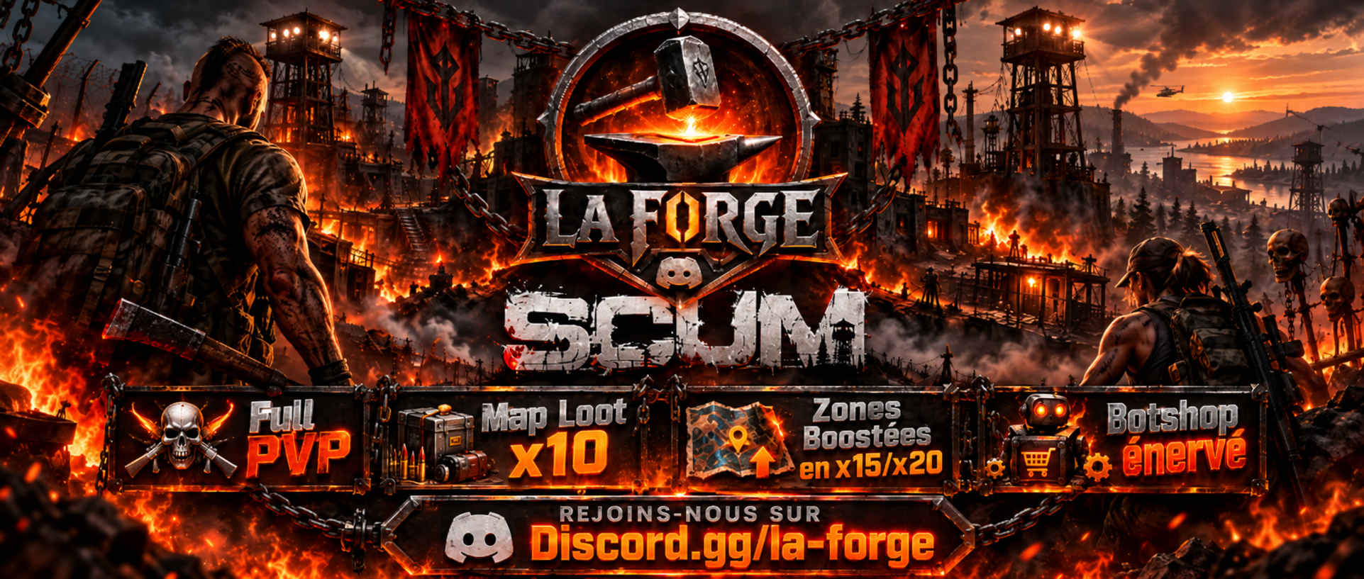 ⚒ La Forge ⚒ - Serveur Scum