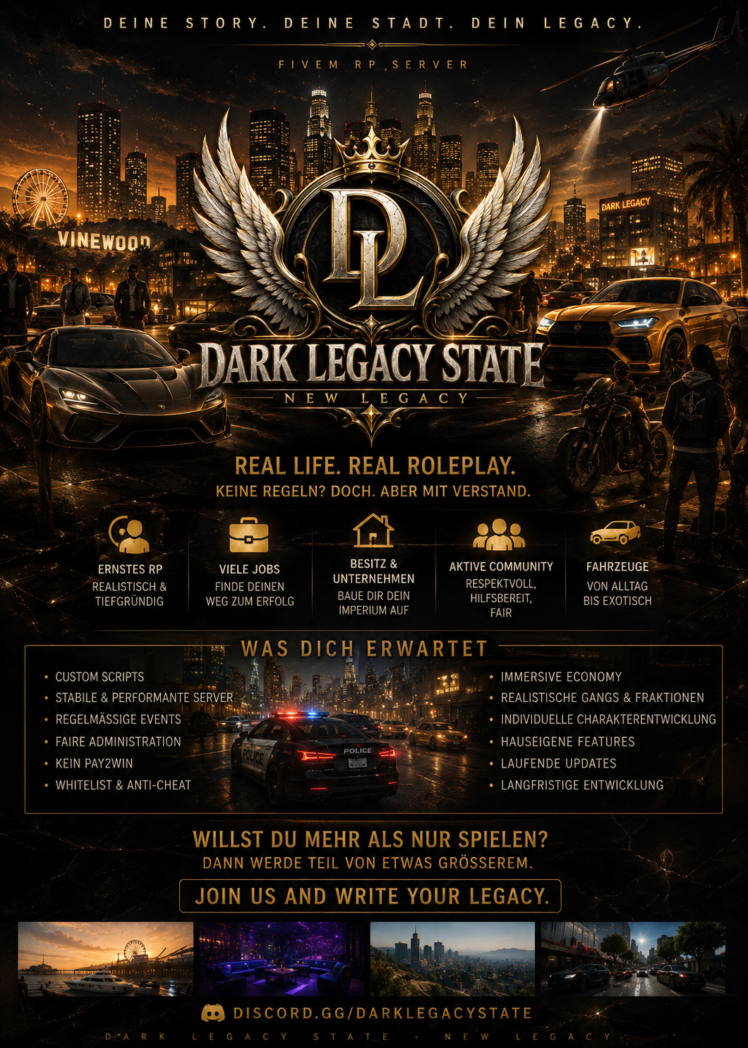 Dark Legacy State : The Legacy - Server Grand Theft Auto