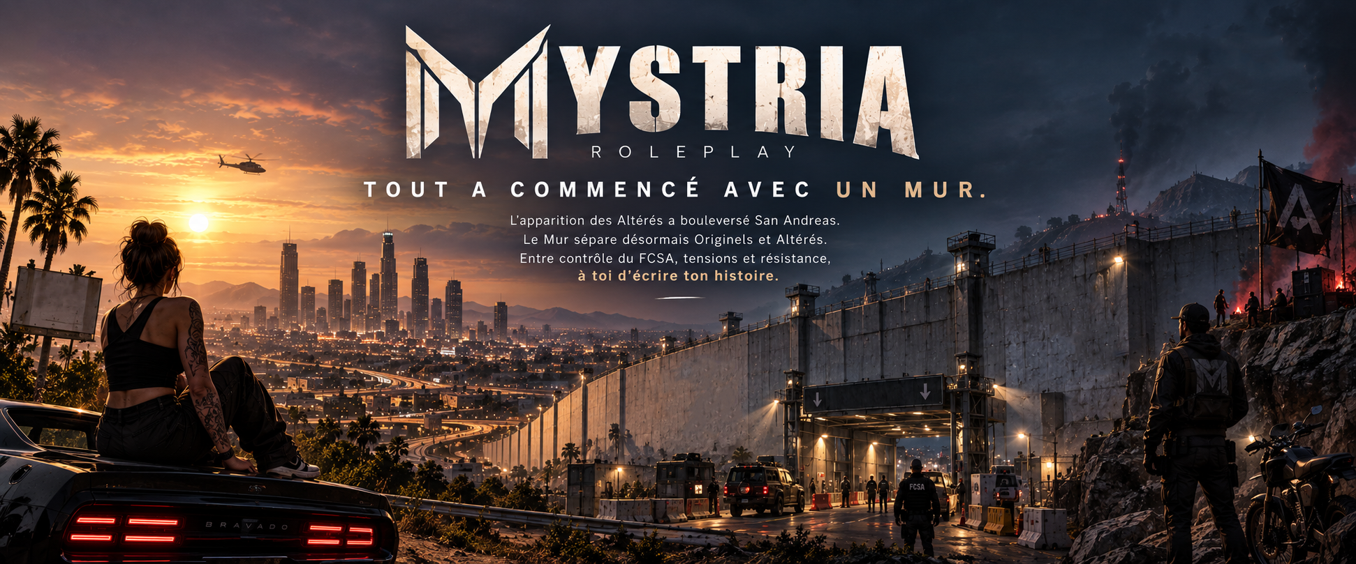 🔥MYSTRIA Breakpoint | Base US | Free Access - Serveur GTA