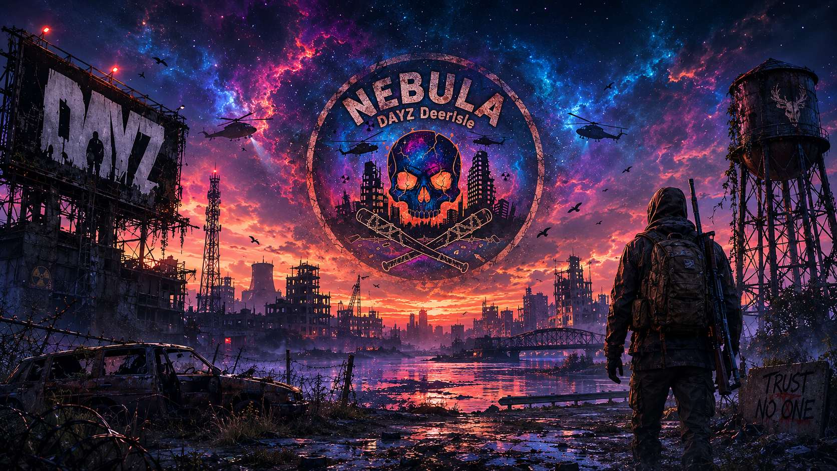 PVE | Nebula DeerIsle - Custom Locations | Custom Missions | MapLink - Server Dayz