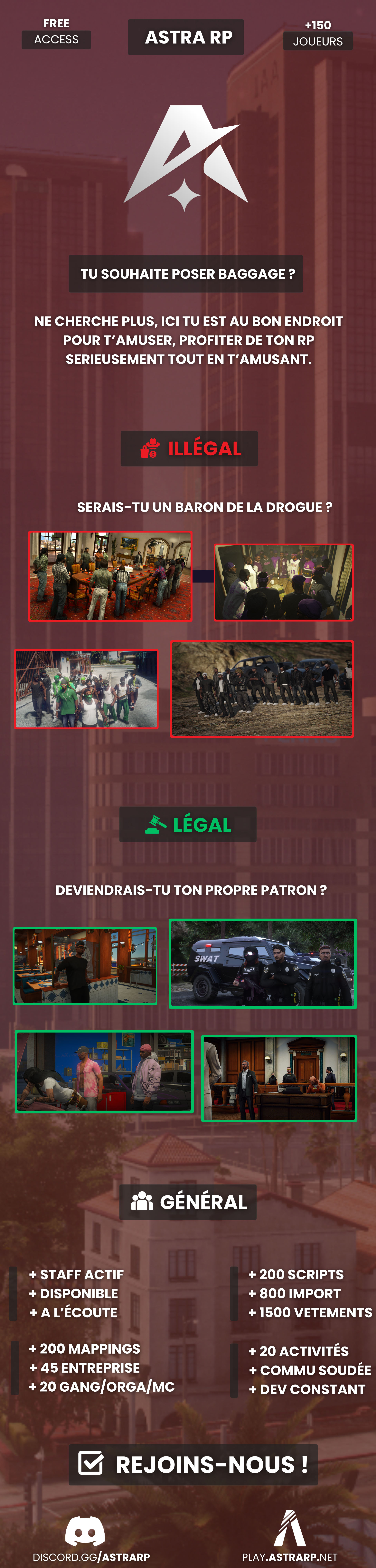 Astra Roleplay - Serveur GTA