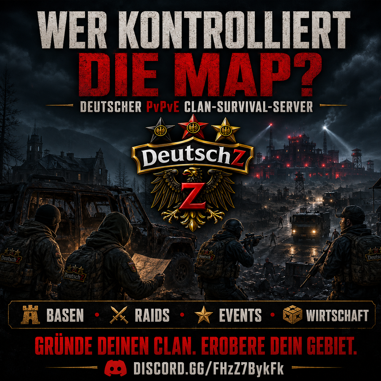 DeutschZ - GunZ | HeliZ | CarZ | TraderZ - Server Dayz