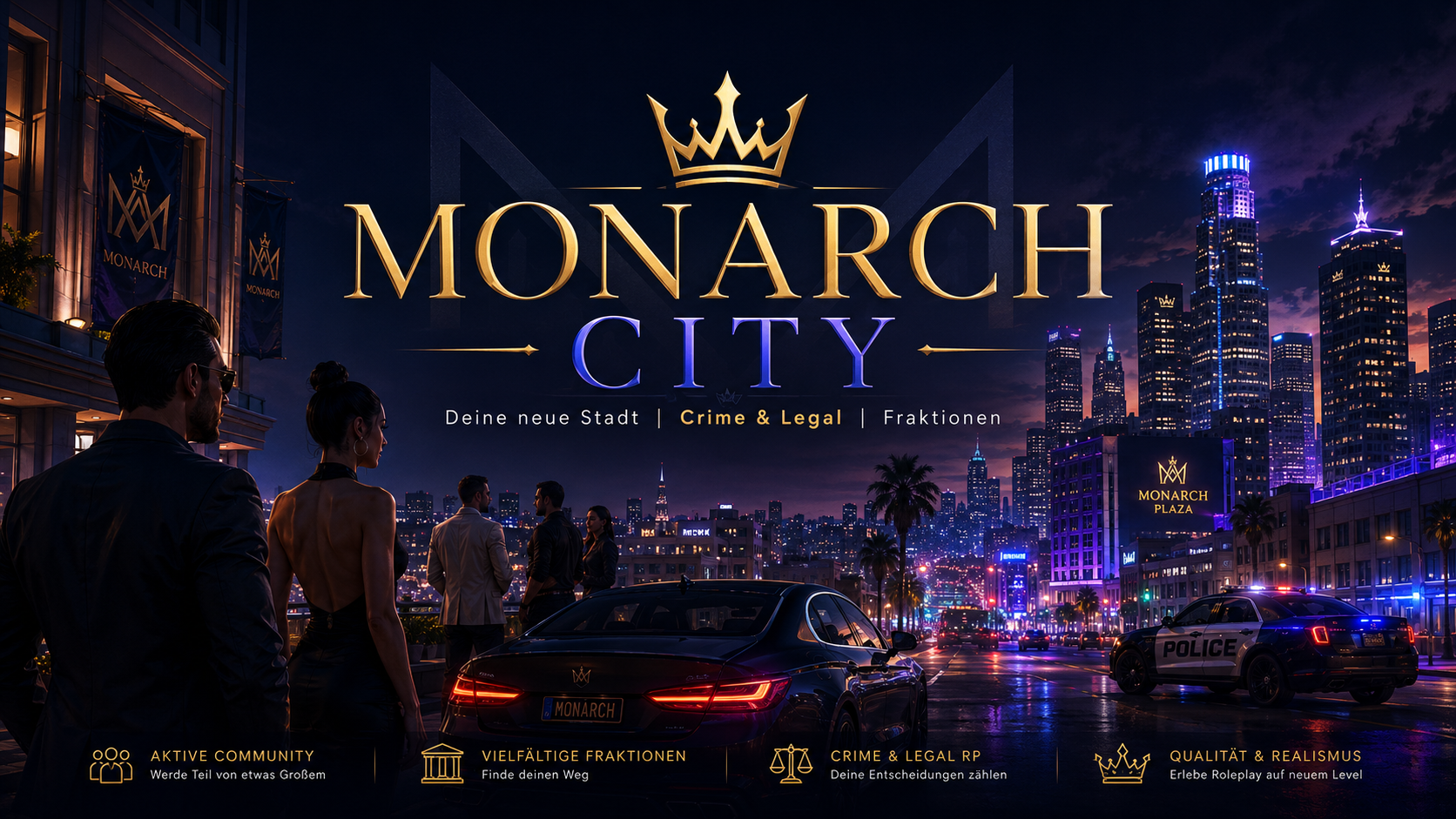Monarch RP - Server Grand Theft Auto